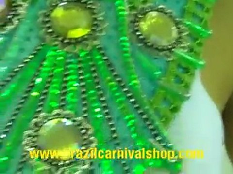 Brazilian Model Dresses Carnival Costume