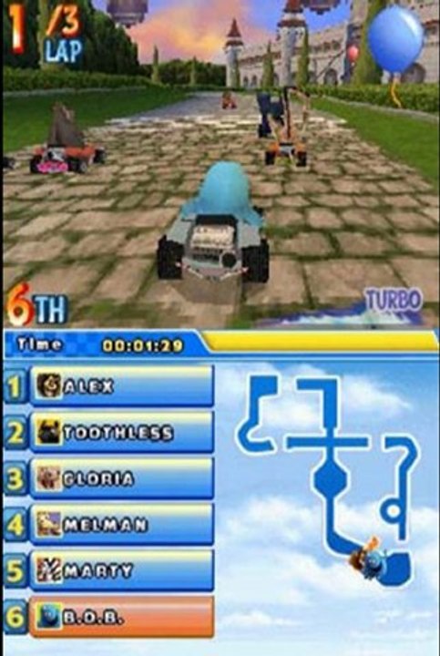 DREAMWORKS SUPERSTAR KARTZ NDS DS Rom Download (EUROPE)