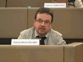 Patrick Beauvillard- Chapitre Développement économique du budget 2012