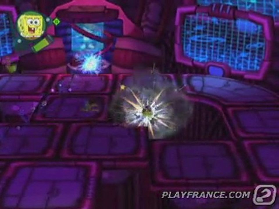 Bob l'éponge et ses amis : Contre les Robots-Jouets (PS2) - Les glissades de Bob