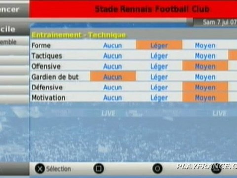 Football Manager Portable 2008 (PSP) - Quelques minutes de jeu