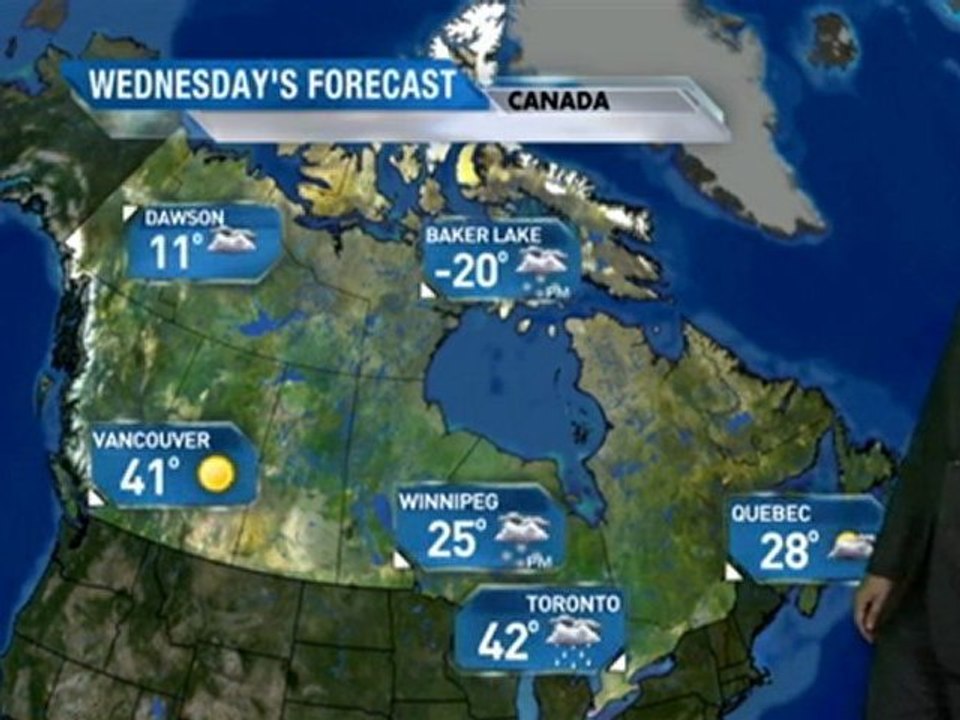 Canada Vacation Forecast - 12/19/2011