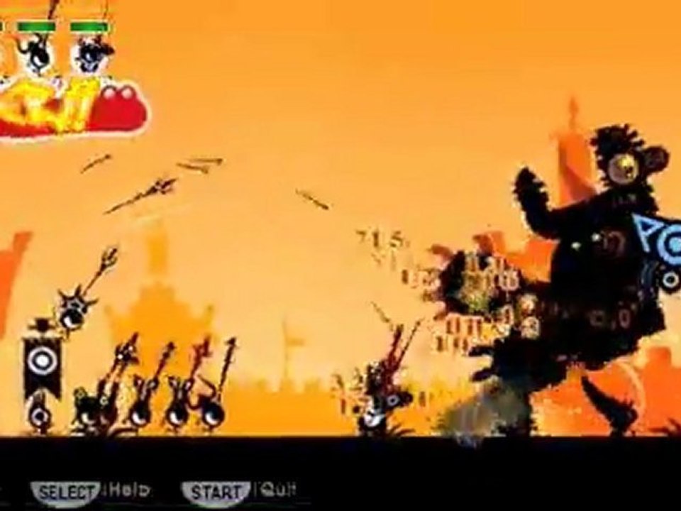 Patapon (PSP) - Le quatrième boss du jeu
