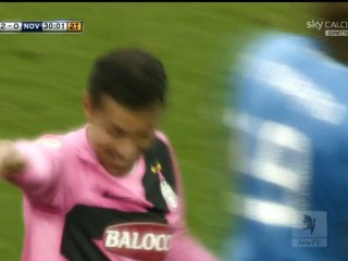 Fabio Quagliarella goal vs Novara  Serie A 2011/12