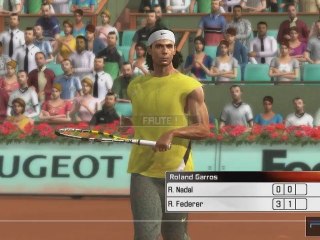 Top Spin 3 (PS3) - Nadal vs Federer