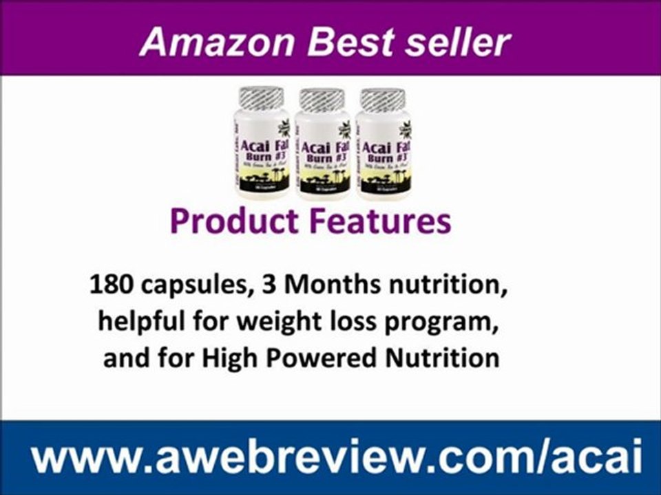 3 Acai Fat Burn