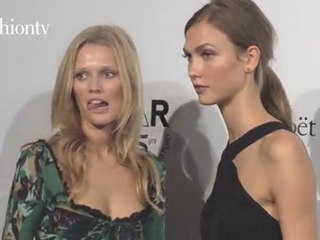 Isabeli Fontana & Izabel Goulart at amfAR Gala, Milan | FTV