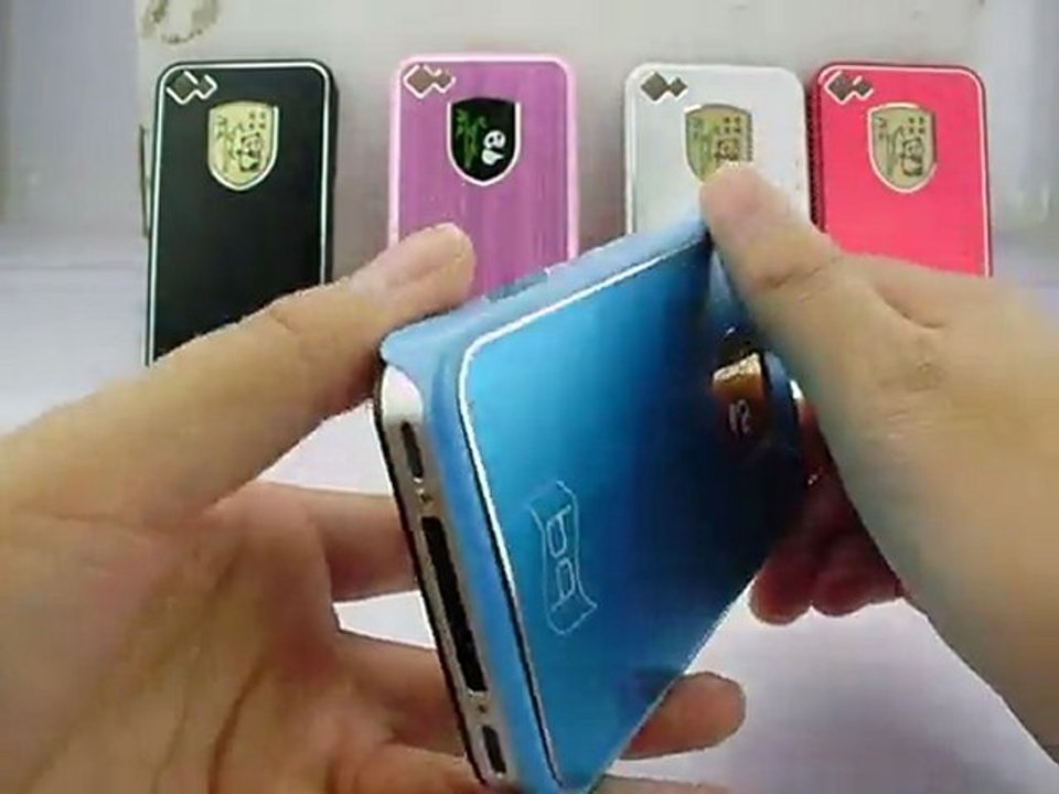 Adorable iPhone 4S Panda Aluminium Metal Hard Case