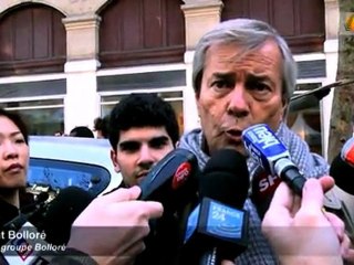 Vincent Bolloré et Bertrand Delanoë inaugurent Autolib'