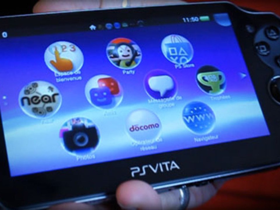 PS VITA : Interface et Applications