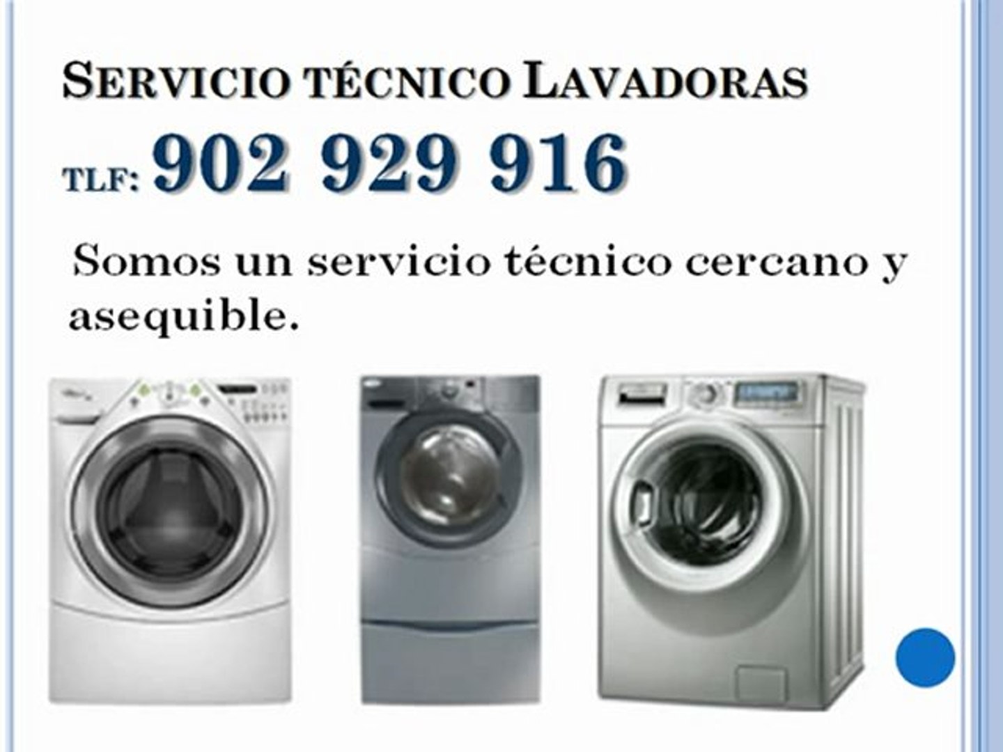 Reparación lavadoras Whirlpool - Servicio técnico Whirlpool Barcelona -  Teléfono 902 808 189 - video Dailymotion