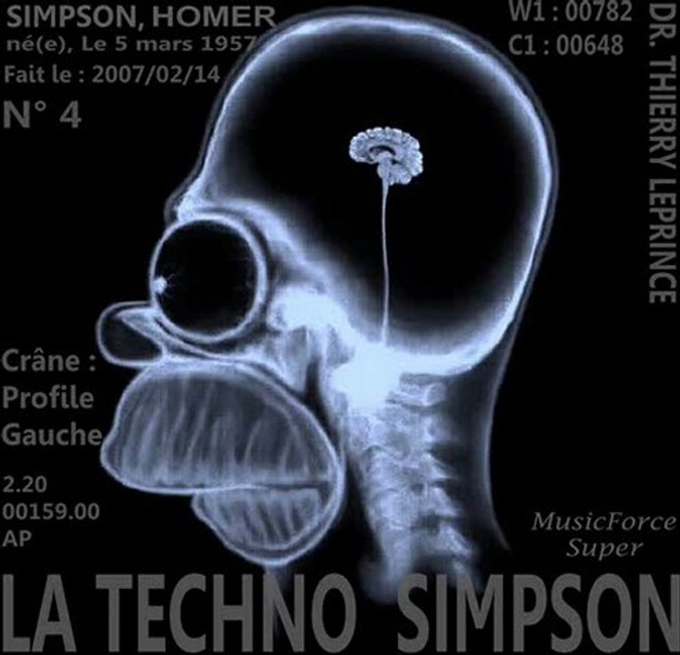LA SIMPSON TECHNO-THIERRY LEPRINCE de (l' amour est aveugle 2)