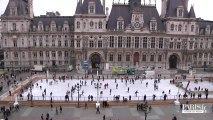 Venez patiner devant l'Hôtel de Ville!