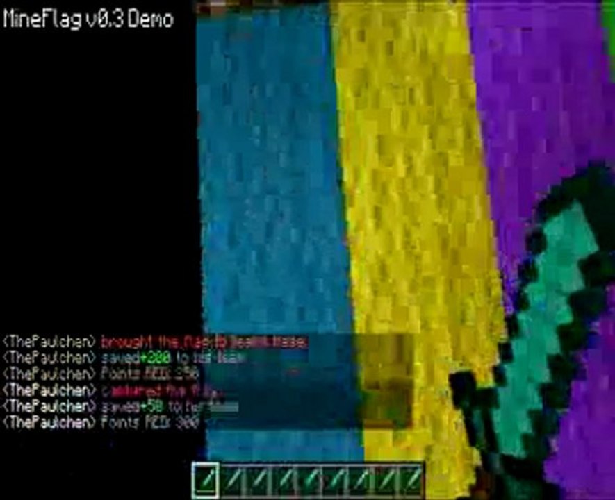 [demo] bukkit plugin: mineflag |official video|[hd]