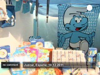 Smurf village in Spain - no comment