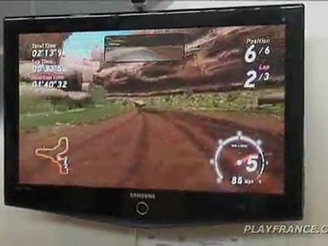 Sega Rally (PS3) - Premier contact à la GC 2007