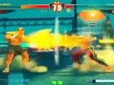 Street Fighter IV (PS3) - Gameplay Sagat vs. Sagat