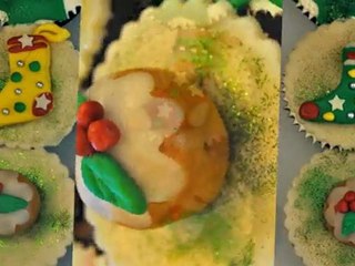 Cupcake Ideas: Marzipan decorations for Christmas