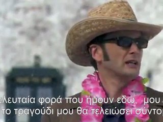 Doctor who The end of time-funny scene(greek subs)