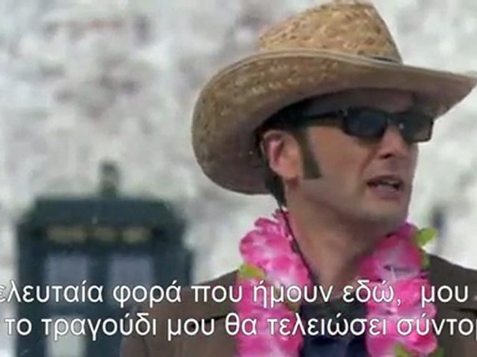 Doctor who The end of time-funny scene(greek subs)