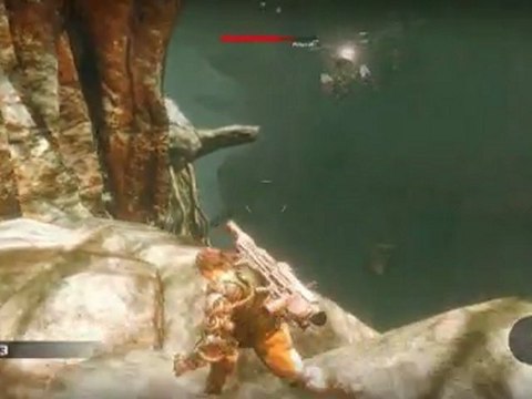 Bionic Commando (PS3) - Spencer aux prises avec un Polycraft