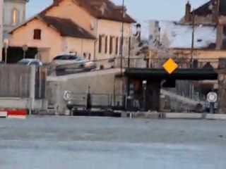 Gray: la Saône, decembre 2011