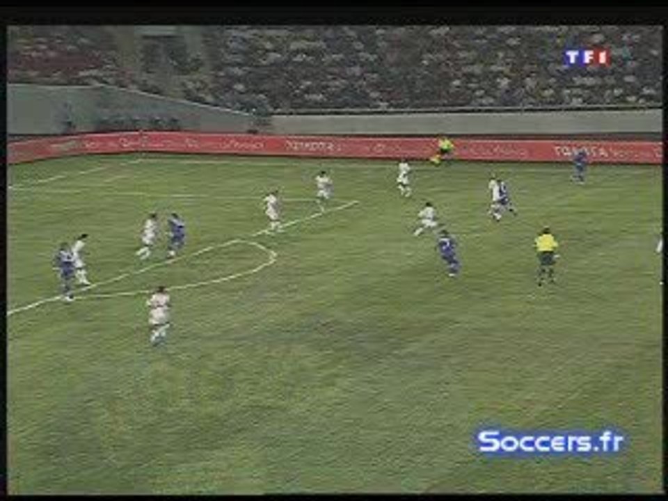 But de Malouda - 1 à 0