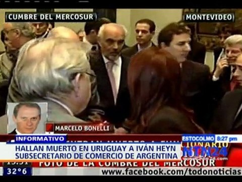 Conmoción en cumbre de Mercosur por suicidio del subsecretario de Comercio Exterior de Argentina