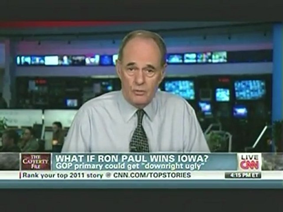 Cafferty : People In Iowa Are Rallying Around Someone Who Represents real change, REAL CHANGE!