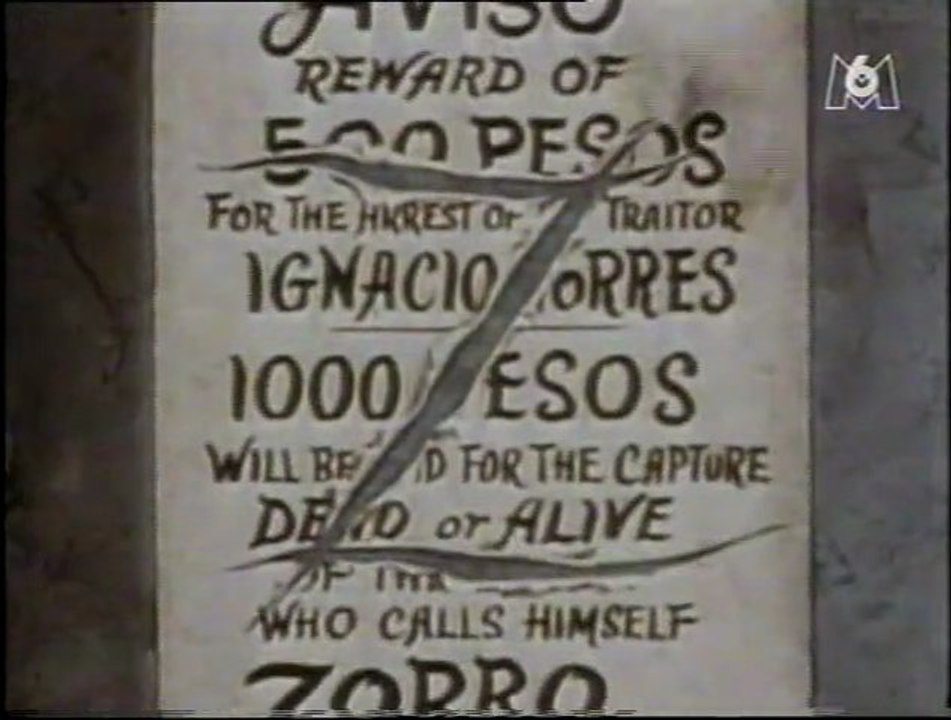 Générique de la Série Zorro Decembre 1998 M6