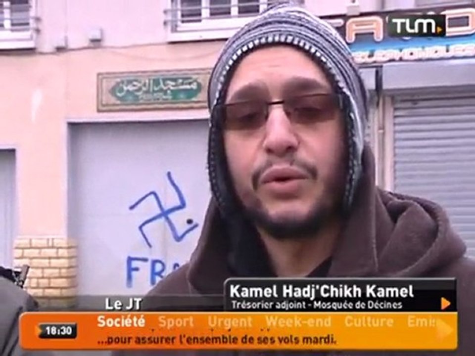 Décines: des tags nazis sur la mosquée