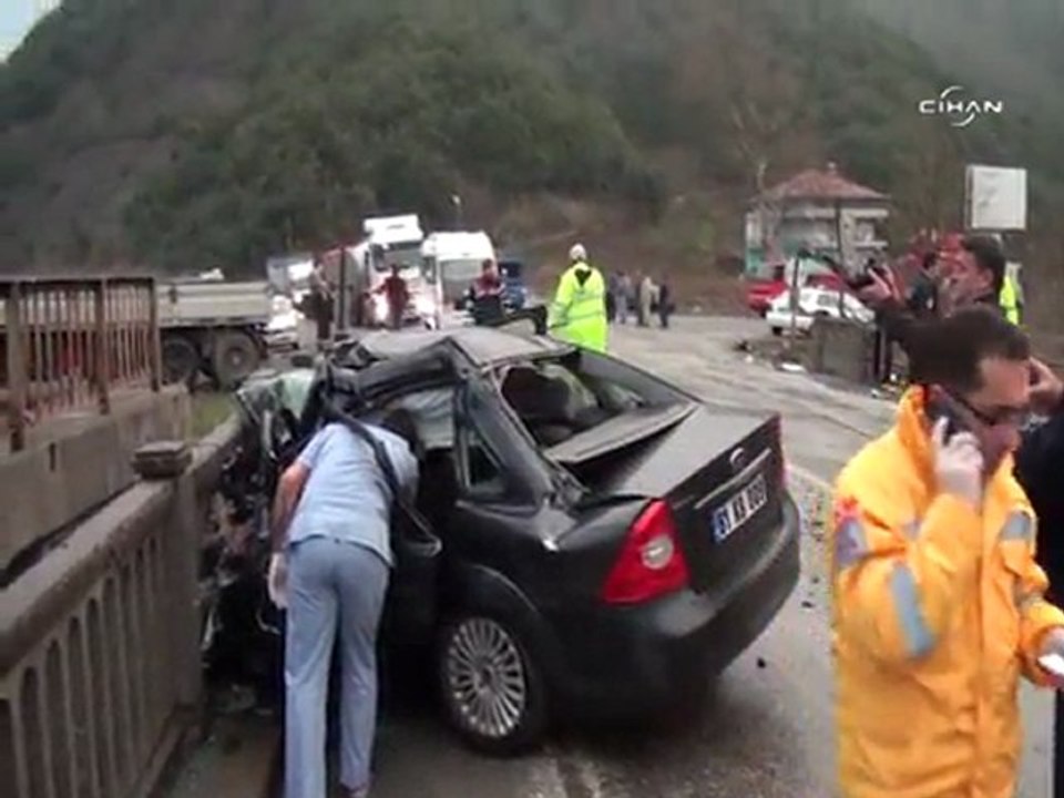 FECİ KAZADA BİR KİŞİ ÖLDÜ