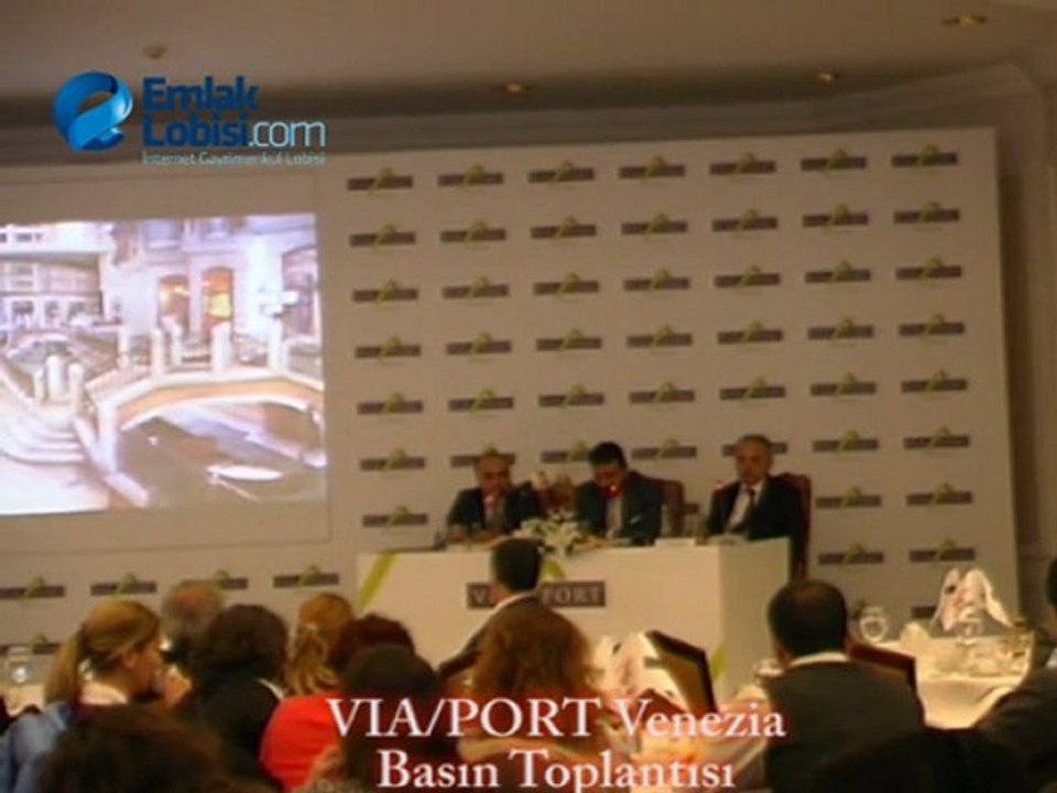 Viaport Venezia Tanıtım Basın toplantısı www.emlaklobisi.com 2011 ilhan çamkara