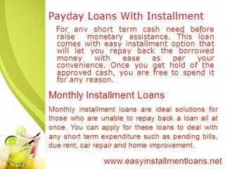 Easy Installment Loans