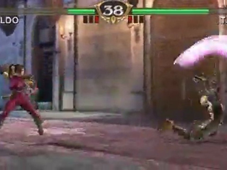 Soulcalibur: Broken Destiny (PSP) - Voldo vs Taki
