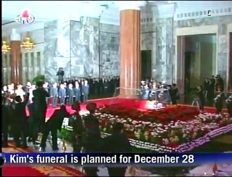 Kim Jong-Il's body on display in North Korea