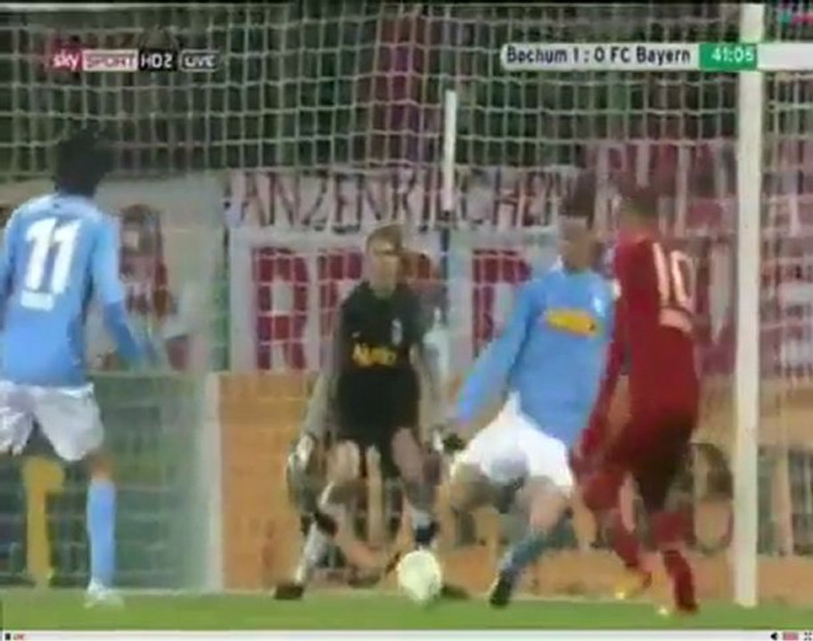 La simulation ridicule d'Arjen Robben