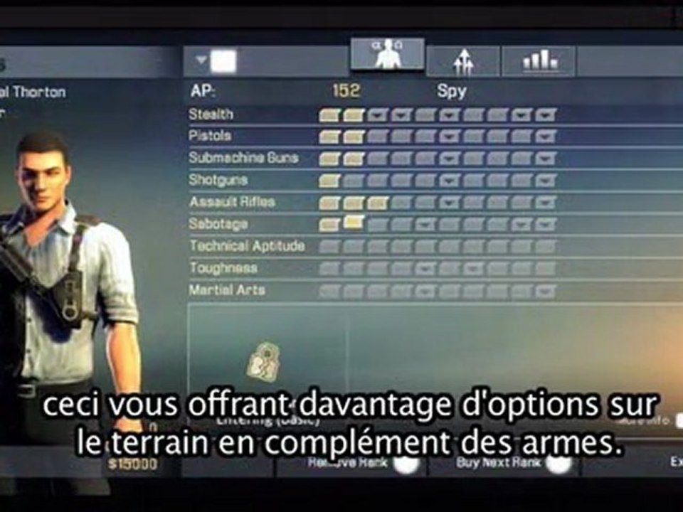 Alpha Protocol (PS3) - La customisation