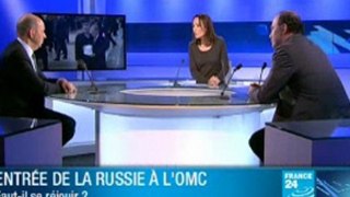 Hervé Druart invité par France 24 pour parler de l'entrée de la Russie à l'OMC