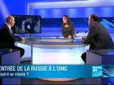 Hervé Druart invité par France 24 pour parler de l'entrée de la Russie à l'OMC