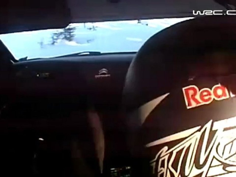 WRC Rally Sweden 2011 Kimi Räikkönen SS13 Onboard