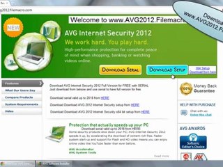 AVG Internet Security 2012 Serial + HOW TO FREE SERIAL LIFETIME