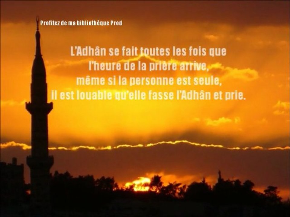 Faire la prière sans Adhân