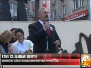 Kamu Çalışanları Grevde