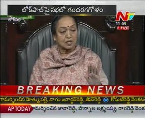 Mornings Session Of Parliament On Lokpal Bill