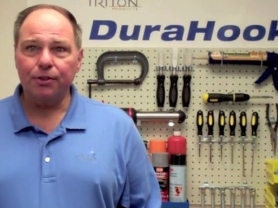 Garage Pegboard - Triton Products Curved Hooks