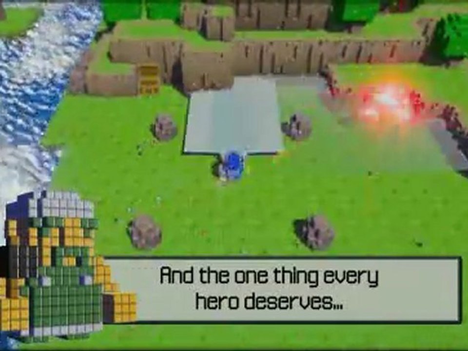 3D Dot Game Heroes (PS3) - Améliorez votre épée !