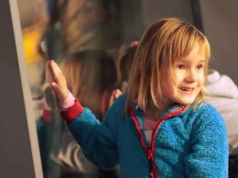 Projection de Noël sur les avions AirBaltic