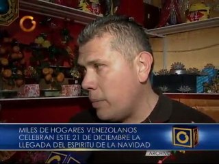 Venezolanos celebran espíritu de la navidad
