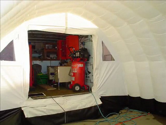 Inflatable rehab shelter